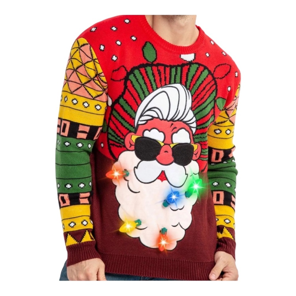 Joyin Large Festive Santa Crewneck‎ Sweater